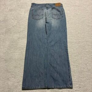 American Eagle Outfitters y2k light wash denim relaxed flared bootcut jeans